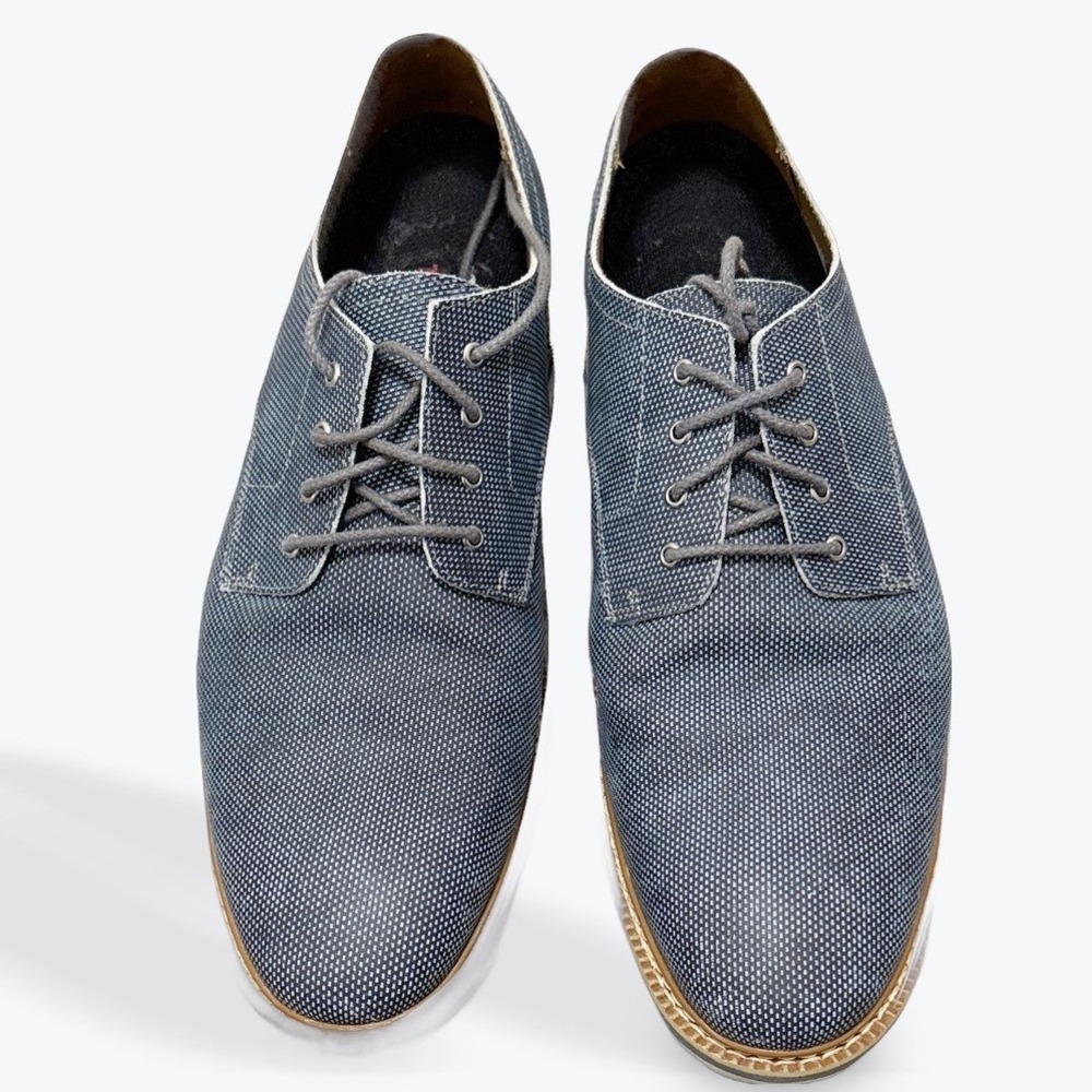 Timberland Sensorflex‎ Mens Blue White Micro Dot Oxford Shoes A1RVL Size 13